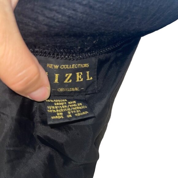 Gizel Vintage Womens Jacket Size L Black Lined Beaded Applique Lace Cardigan - Picture 4 of 10